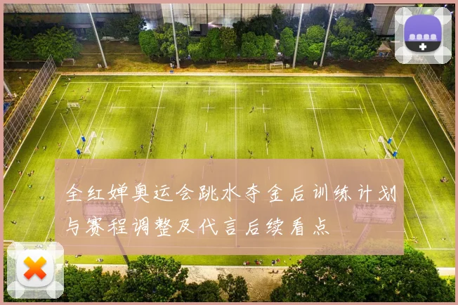 全红婵奥运会跳水夺金后训练计划与赛程调整及代言后续看点